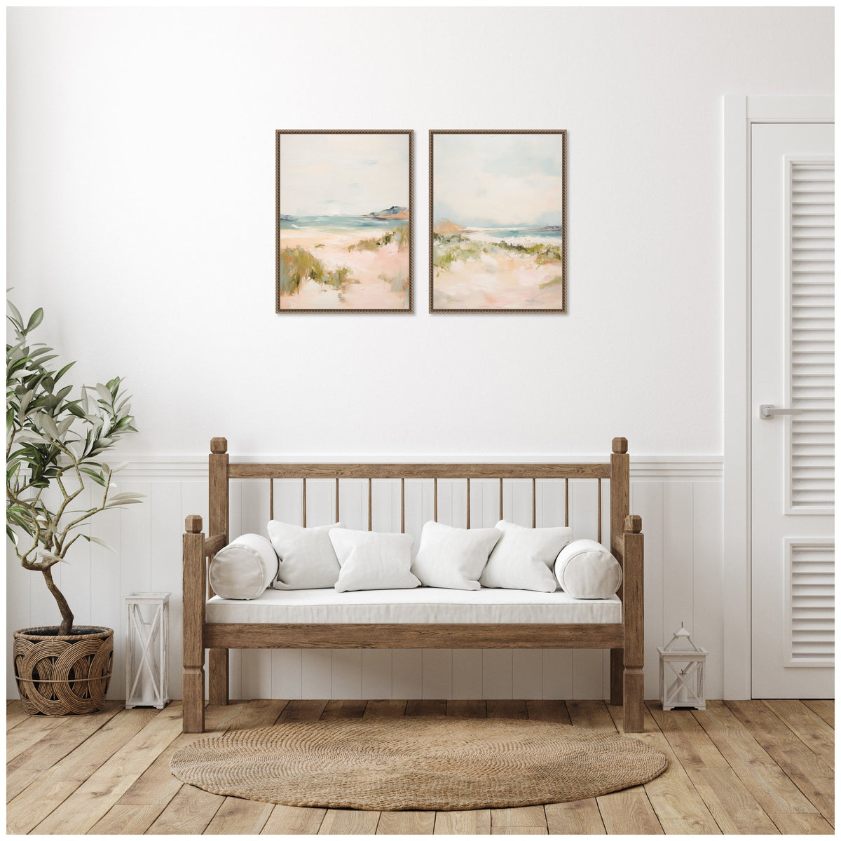 Tranquil Landscape 2 Piece Framed Canvas Wall Art Set by Amy Lighthall