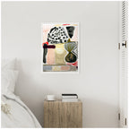 Sylvie Abstract 01 Framed Canvas by Emma Daisy
