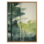 Sylvie Whispering Trees II Framed Canvas by Amy Lighthall