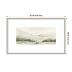 AQ Winter Landscape No. 6 by Annie Quigley Framed Wall Art Print