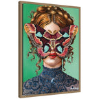 Forest Witch by Charlotte Brindley Framed Canvas Wall Art Print