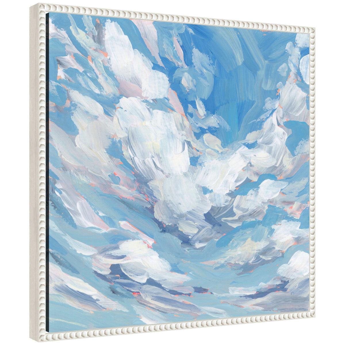 Sylvie Blue Skies Cloud Study Framed Canvas by Emily Kenney