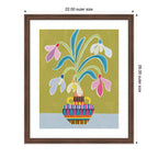 Framed Art Snowdrops the January Birth Flower by Rachel Lee