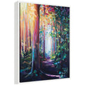 Sylvie Forest Path 2 Framed Canvas by Rachel Christopoulos