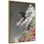 Sylvie Spring Skiing Framed Canvas by Sarah Eisenlohr