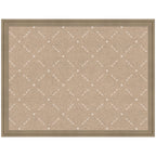 Pinboard Beige Lattice Pattern