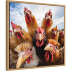 Funny Chicken Selfie by The Creative Bunch Studio