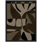 Sylvie Contour 2 Framed Canvas by Shatha Al Dafai
