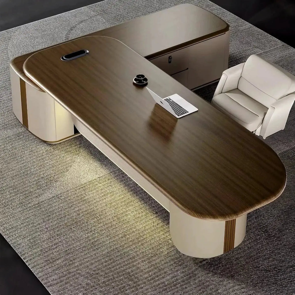 Secord · Modern L-Shaped Executive Desk