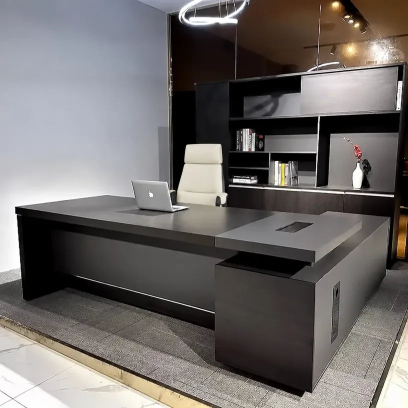 Danton · Modern L-Shaped Executive Desk