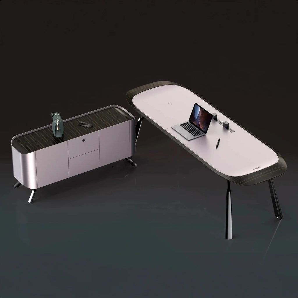 Intego · Executive Desk w/ Mobile Storage