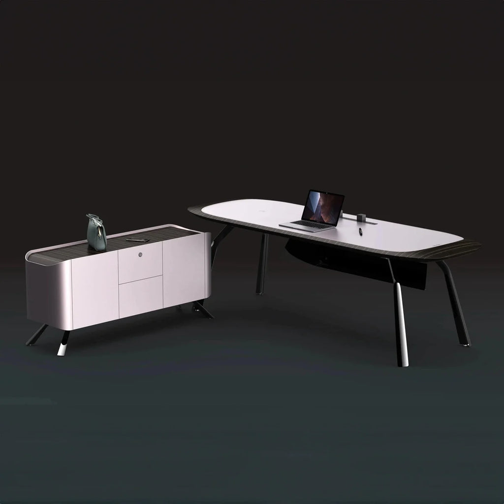 Intego · Executive Desk w/ Mobile Storage