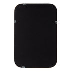 Hutton Wood Framed Radius Rectangle Mirror