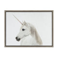 Sylvie Unicorn Framed Canvas by Simon Te of Tai Prints