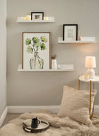 Sylvie Greenery Vase Framed Canvas by Sara Berrenson