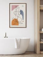 Sylvie Thinking of You Framed Canvas by Rachel Lee of My Dream Wall