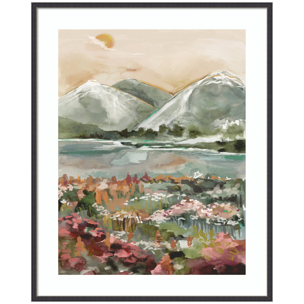 Framed Art Neutral Landscape 03 by Annie Quigley