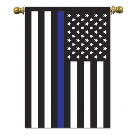 Jozie B 1769 Garden-Thin Blue Line Ii Outdoor Flag
