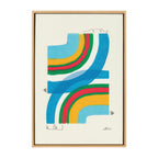 Sylvie A Plan For Myself Framed Canvas by Amber Vittoria
