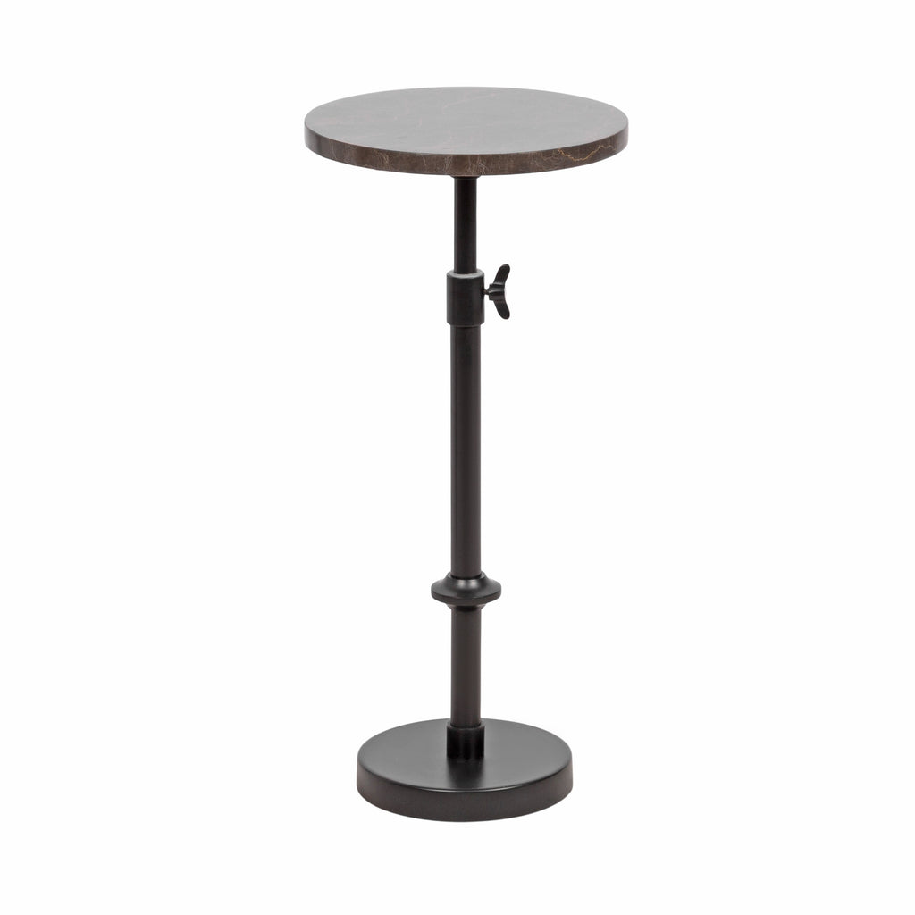 Engles Adjustable Marble Table and Plant Stand