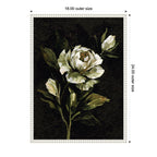 Sylvie Moody Floral 2 Framed Canvas by Annie Quigley