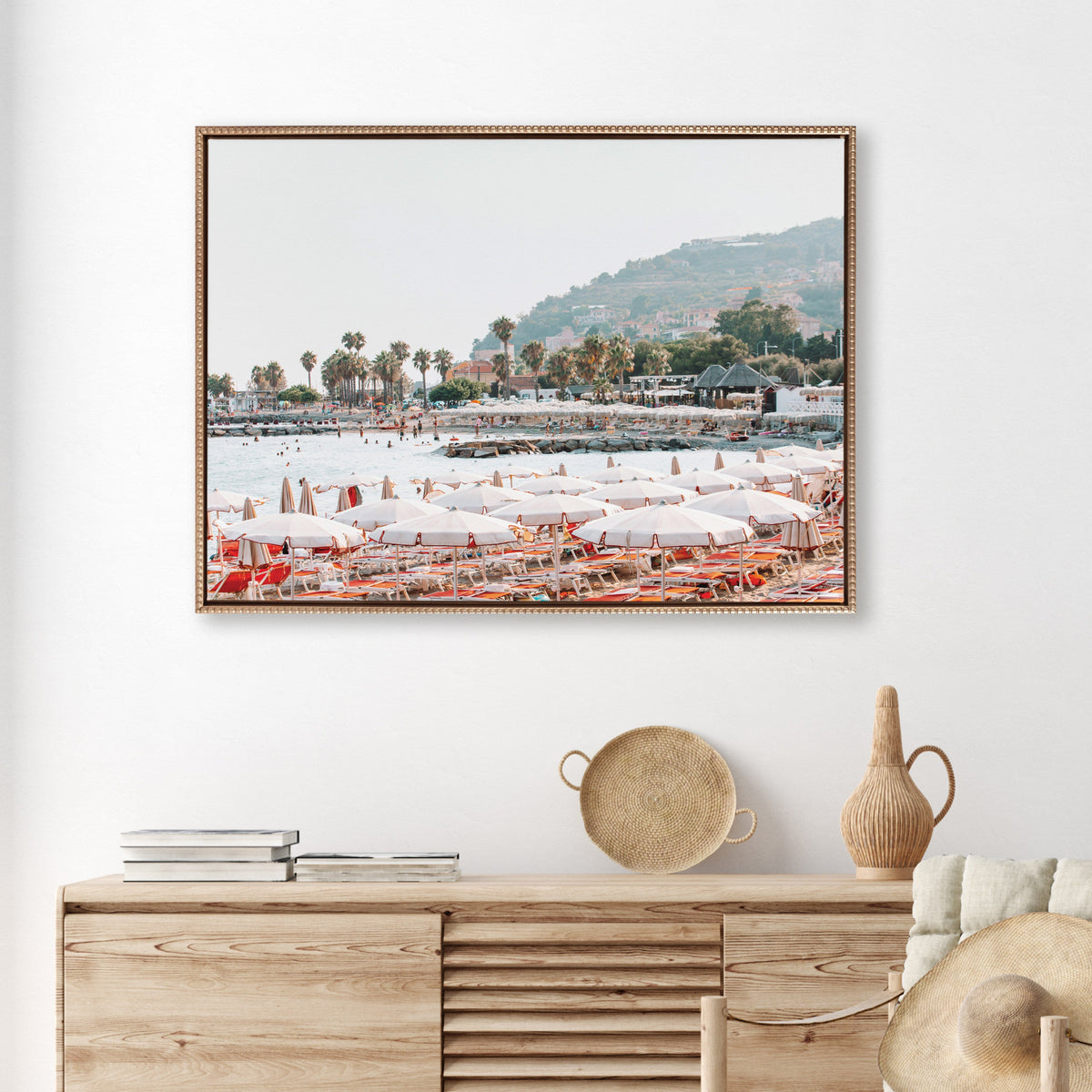 Sylvie Beaded AA  Imperia Framed Canvas by Alicia Abla