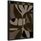 Sylvie Contour 2 Framed Canvas by Shatha Al Dafai