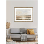 Neutral Abstract Landscape by The Creative Bunch Studio Framed Wall Art Print