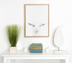 Sylvie Baby Goat Framed Canvas by Simon Te Tai