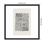Abstract Black by Gabrielly Guedes Framed Wall Art Print