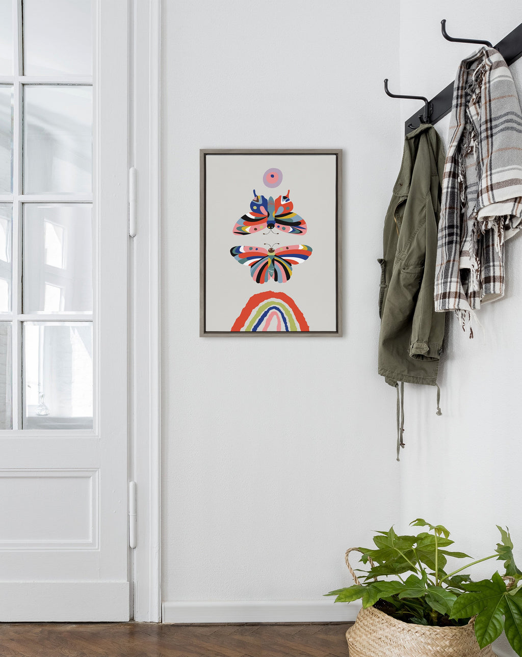 Sylvie Butterflies Framed Canvas by Rachel Lee of My Dream Wall