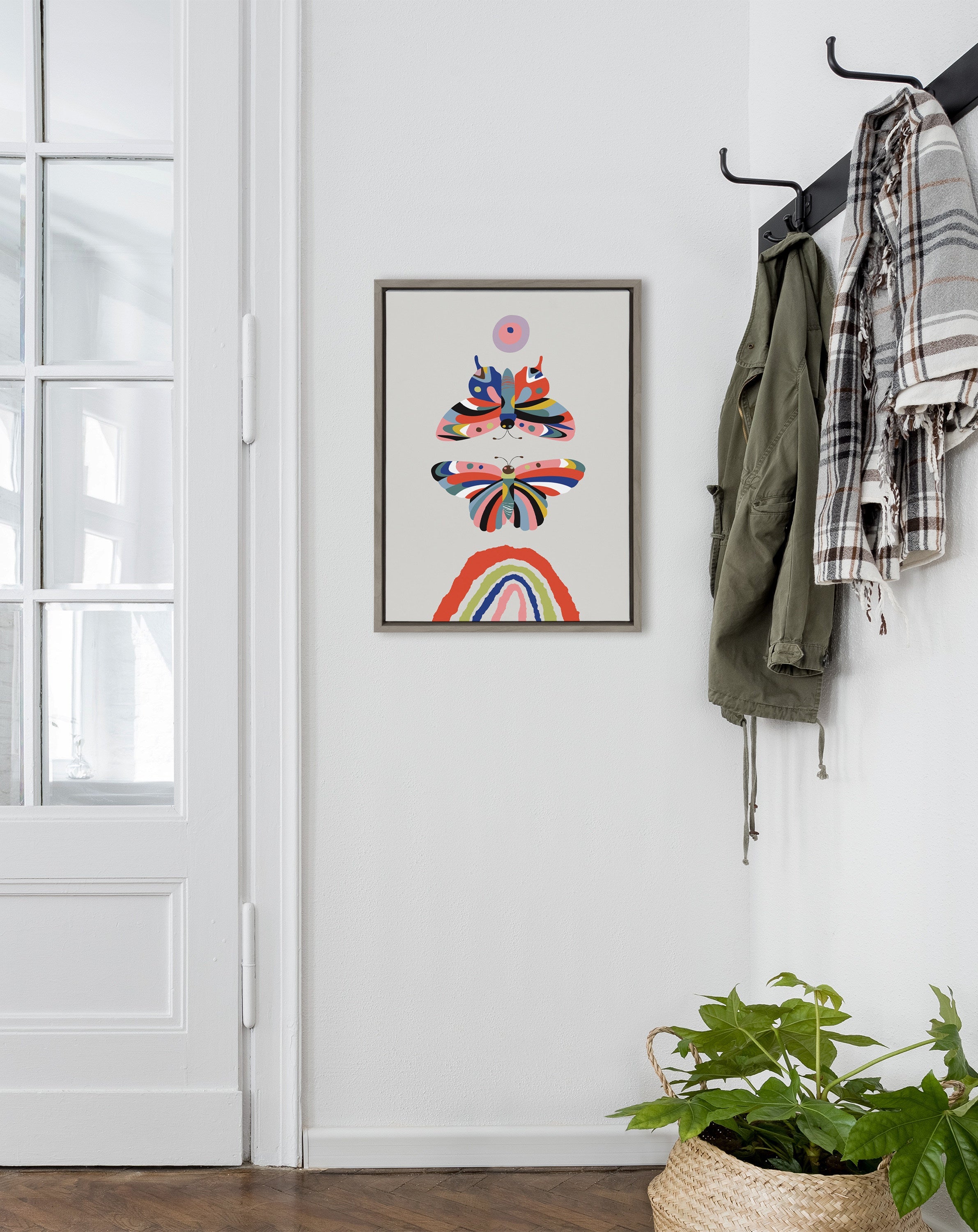 Sylvie Butterflies Framed Canvas by Rachel Lee of My Dream Wall