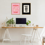 Sylvie Lucky You Framed Canvas by Honey Island Studio