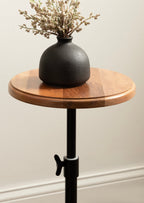 Engles Adjustable Wood Table and Plant Stand