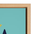 Sylvie Cockatoo Framed Canvas by Rachel Lee of My Dream Wall