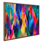 Sylvie EV Brushstroke 128 Framed Canvas by Jessi Raulet of Ettavee