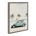 Sylvie Summer Adventures Framed Canvas by July Art Prints