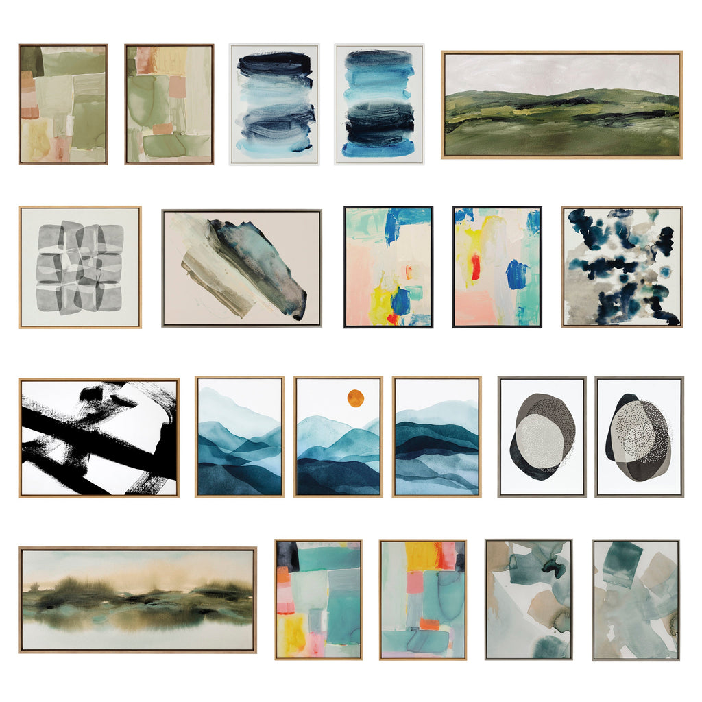 Sylvie United Colors IV Framed Canvas by Amy Lighthall