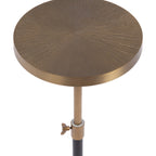 Engles Adjustable Embossed Metal Table and Plant Stand
