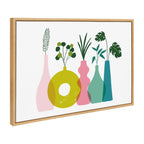 Sylvie Plant Play Framed Canvas by Duchess Plum