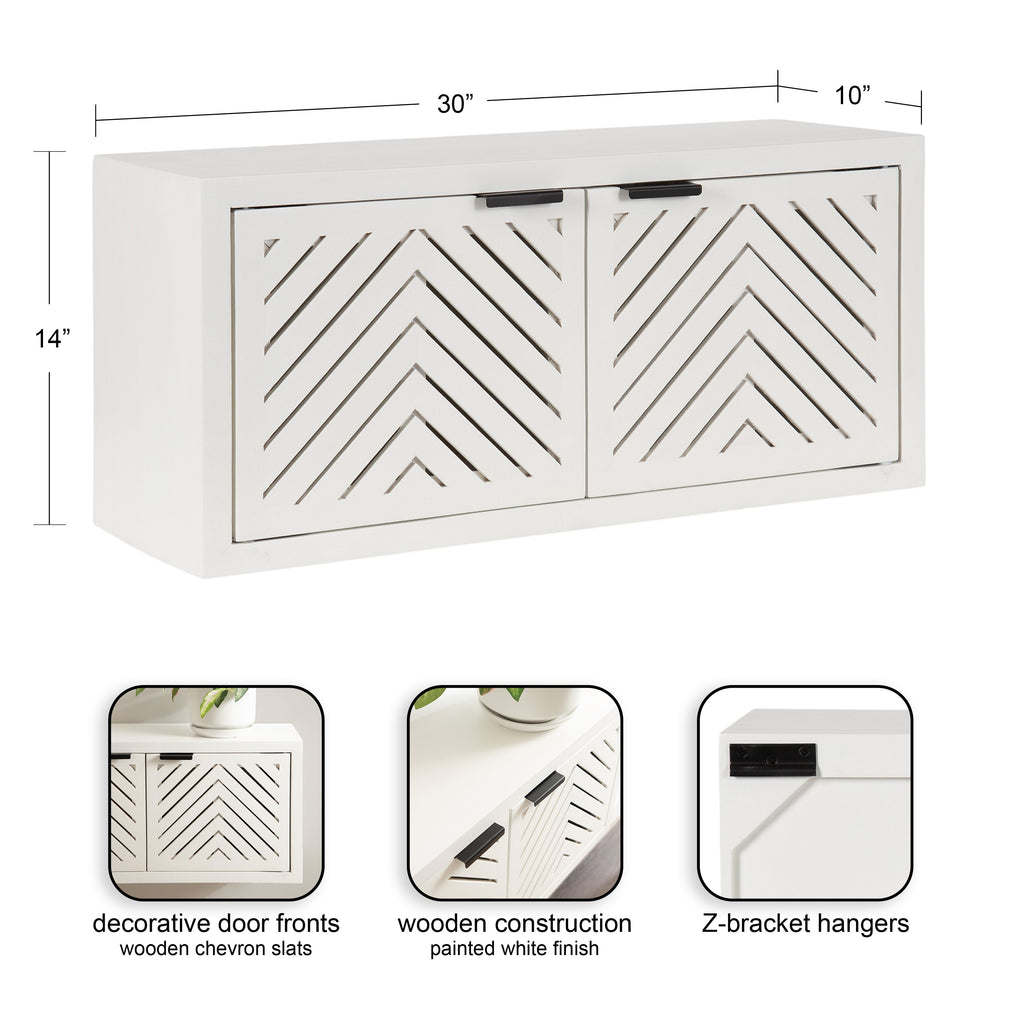 Mezzeta Decorative Wood Wall Cabinet