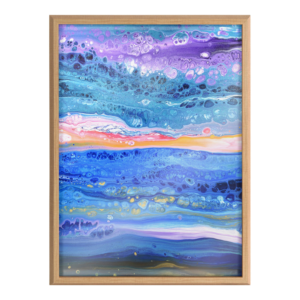 Blake Tropical Tides Framed Printed Art by Xizhou Xie