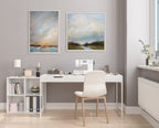 Sylvie Day's End Framed Canvas by Mary Sparrow