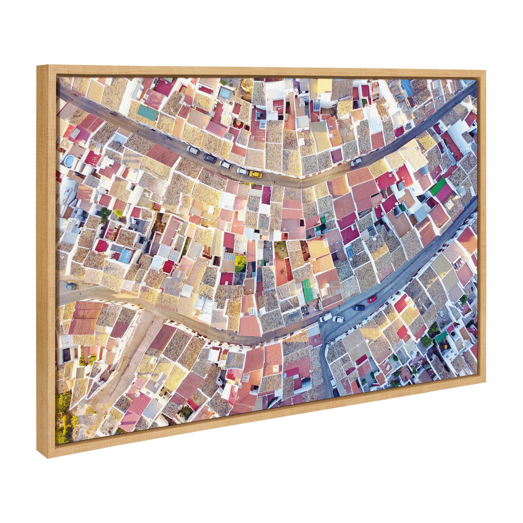 Sylvie Spain 4 Framed Canvas by Rachel Bolgov