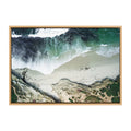 Sylvie La Jolla Curves Framed Canvas by Rachel Bolgov