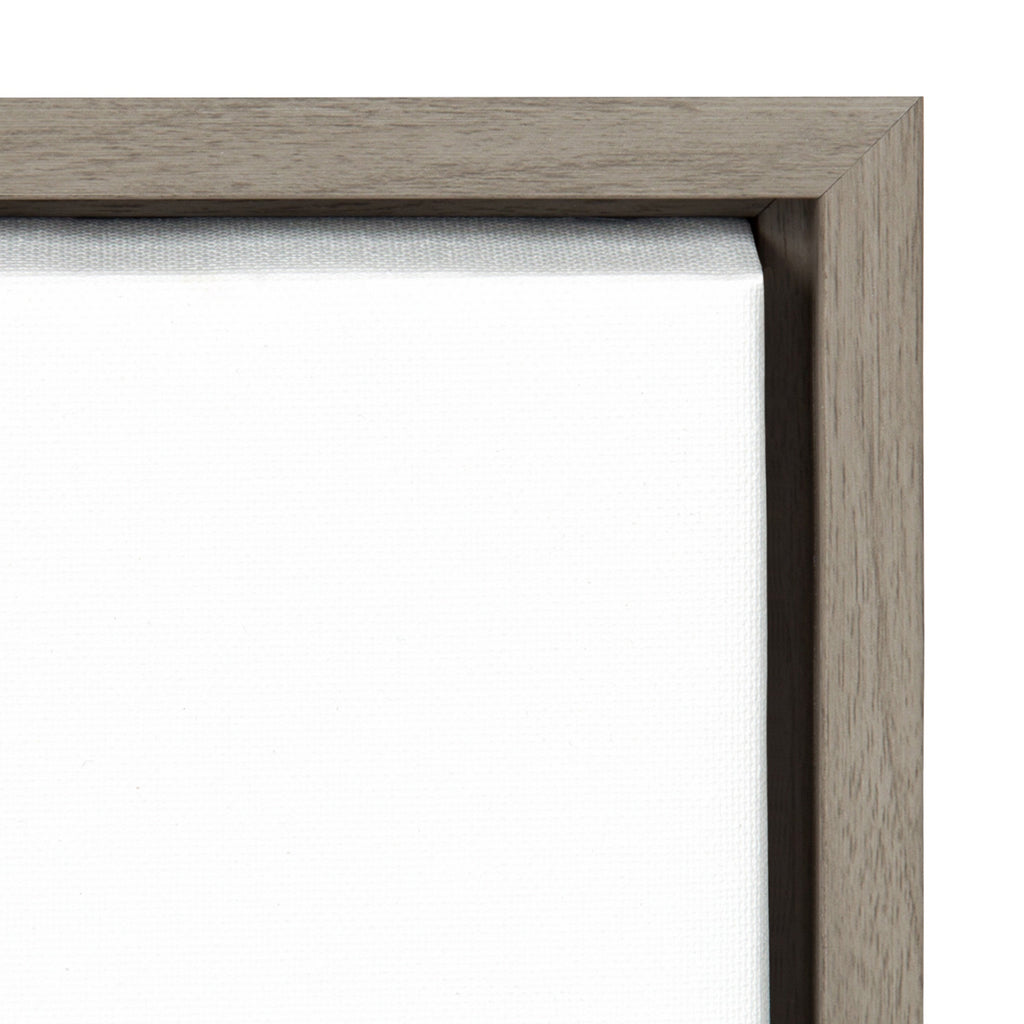 Sylvie Lush Green Forest On A Foggy Day Framed Canvas by The Creative Bunch Studio
