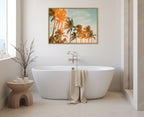Sylvie Miami Breeze Framed Canvas by Alicia Bock