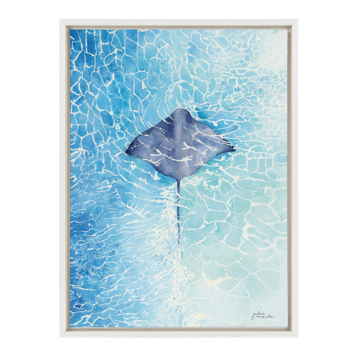 Sylvie Stingray Framed Canvas by Julie Maida