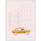 Sylvie Beaded NYC Joy Ride Framed Canvas by Yellow Heart Art