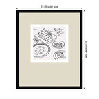 Dinner Club by Gabrielly Guedes Framed Wall Art Print